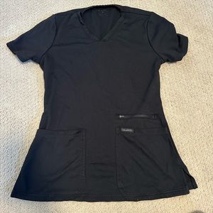 Jaanuu black scrub top